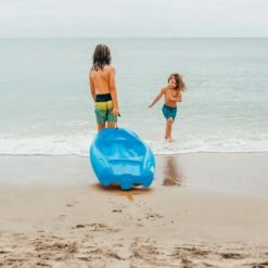 Pelican Sport Combo - 2 Solo Kids Kayaks With Paddles - Yellow/Blue -Pelican Sport Shop Combo Solo Bleu Poignee LS1