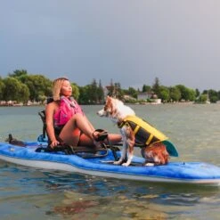 Pelican Sport Getaway 110 HDII Recreational Pedal Kayak 14 Pelican Sport Getaway 110 HDII Recreational Pedal Kayak -Pelican Sport Shop Kayak MHP10P101 GETAWAY Dog LS